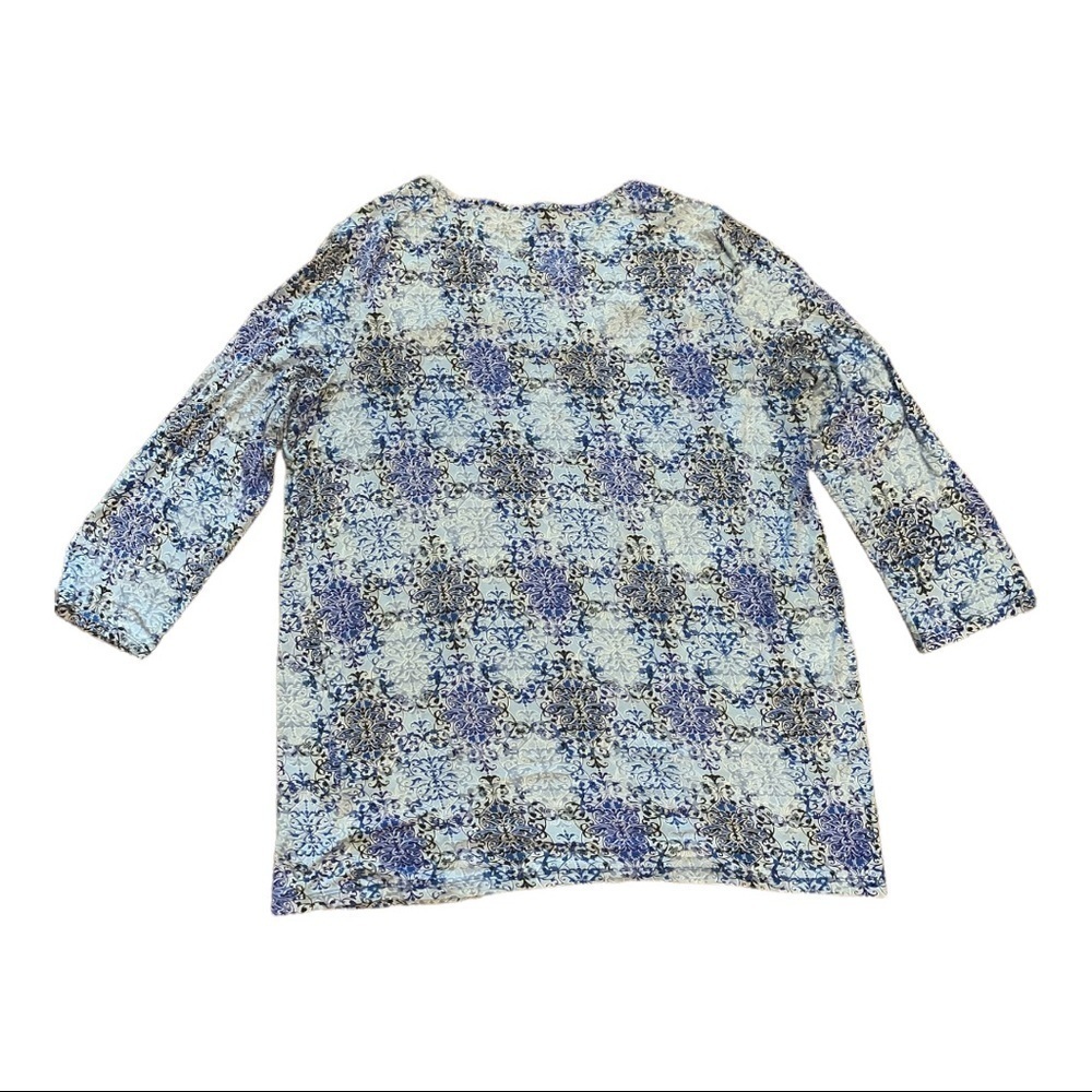 Kim Rogers size X-Large Blue Blouse